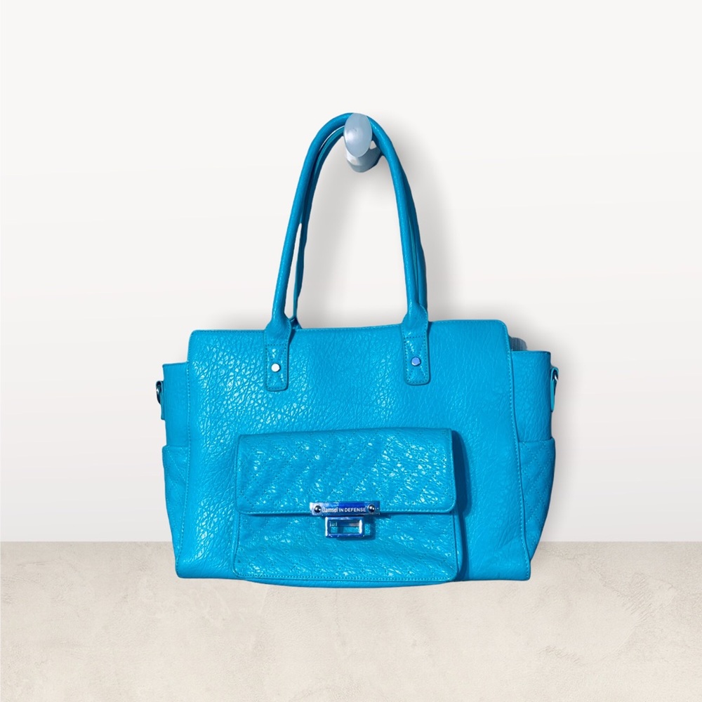 Light blue/Teal Damsel in Defense Purse/Handbag